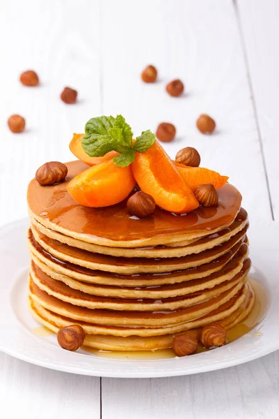 Homemade american pancakes — Stock Photo, Image