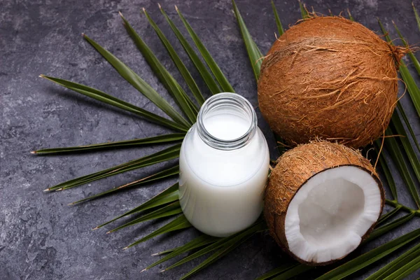 Kokos melk en boter — Stockfoto