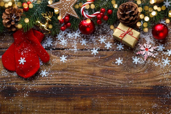 Vánoce a Nový rok pozadí — Stock fotografie