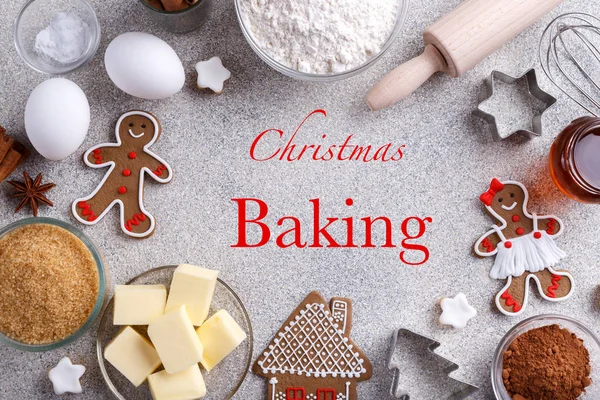 Holiday baking background — Stock Photo, Image