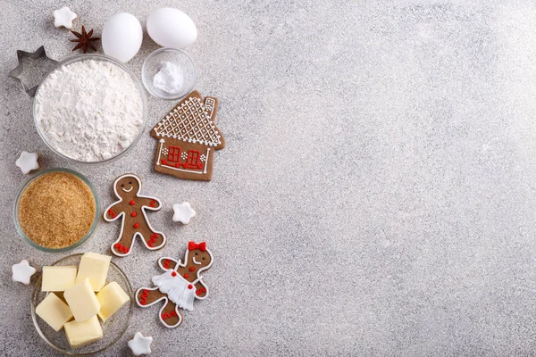 Holiday baking background — Stock Photo, Image