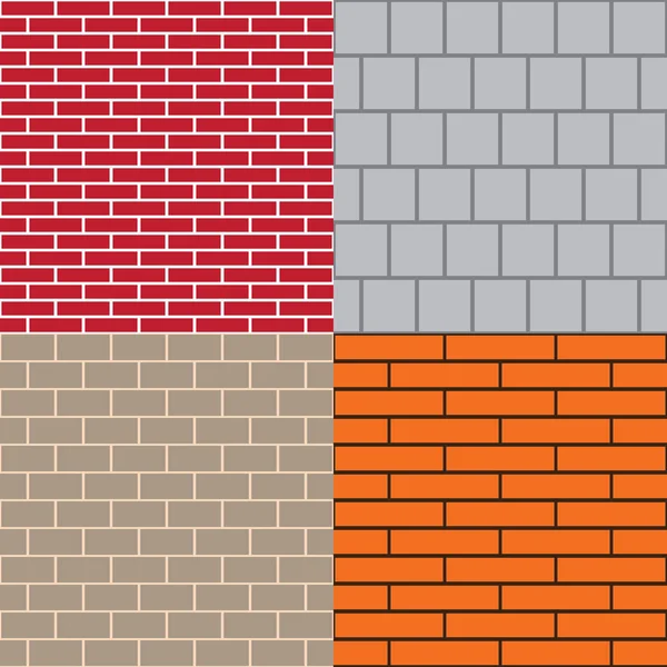 Ziegelsteinmauer — Stockvektor