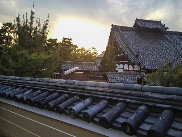 Chrám Kennin Japonském Kjótu Jeden Pěti Nejdůležitějších Zenových Chrámů Nejstarší — Stock fotografie