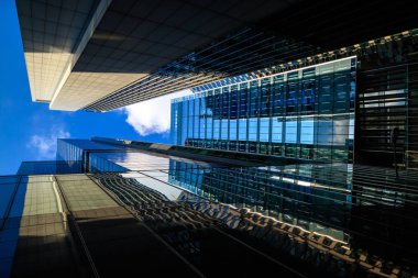 Hong Kong 'daki modern gökdelen binası.
