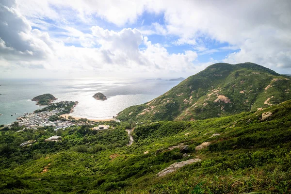 Dragon Back Mountain Miglior Sentiero Escursionistico Hong Kong Trova All — Foto Stock