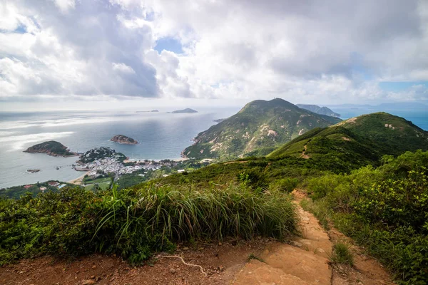 ドラゴンの 香港で最高の都市ハイキングコース — ストック写真