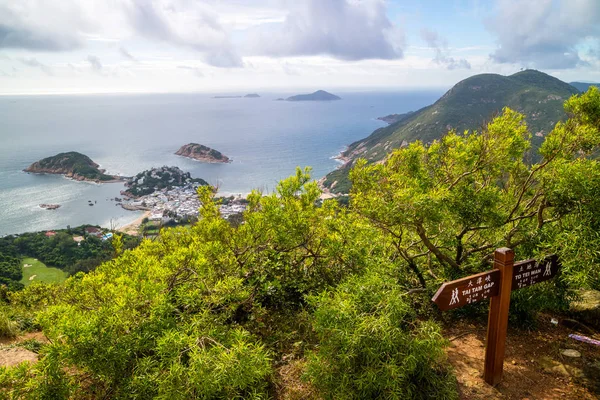 Dragon Back Mountain Trail Miglior Sentiero Urbano Hong Kong — Foto Stock