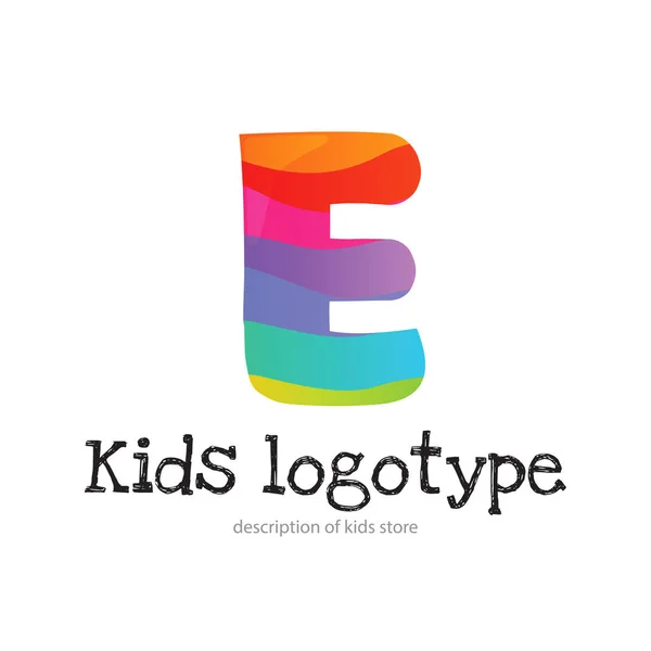 Шаблон дизайну піктограм логотипу Letter E — стоковий вектор