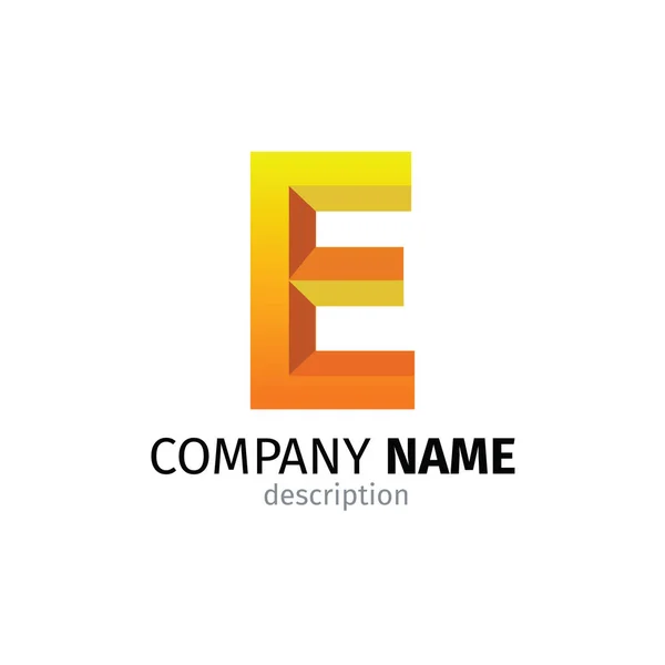 Στοιχεία προτύπου σχεδίασης εικονιδίου του γραφικού χαρακτήρα E — Διανυσματικό Αρχείο