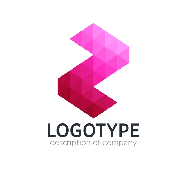 Modèle de conception de logo tendance abstraite polygone lettre Z . — Image vectorielle