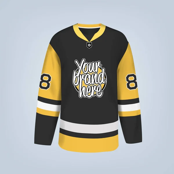 Ilustración vectorial del equipo de hockey — Vector de stock