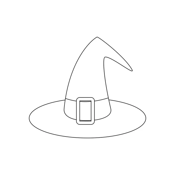 Witch hat illustration — Stock Vector