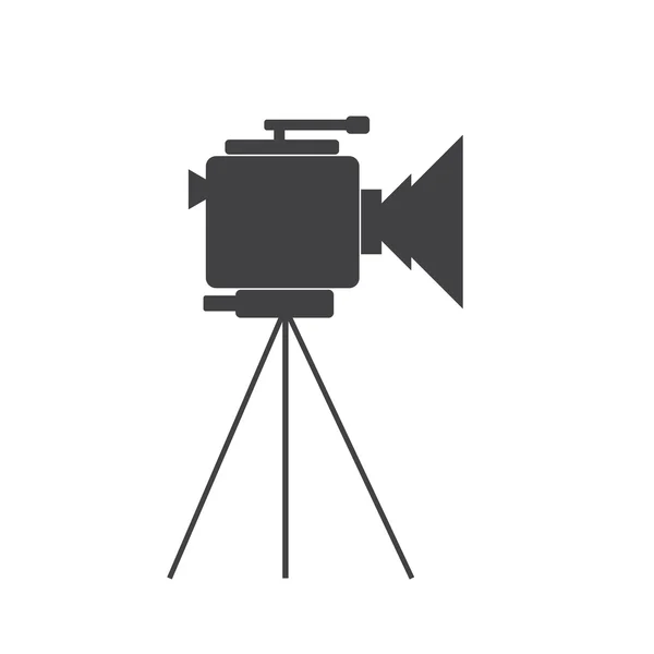 Icono de cámara de vídeo — Vector de stock