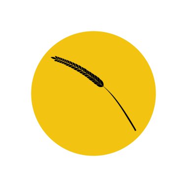 Buğday kulak siluet