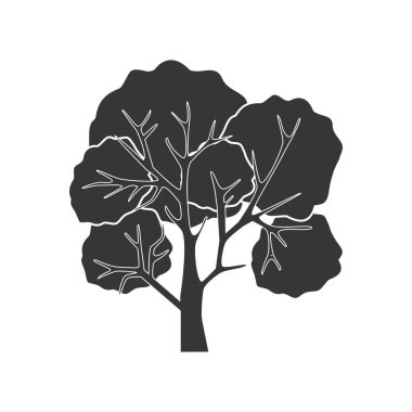 ağaç silueti simgesi