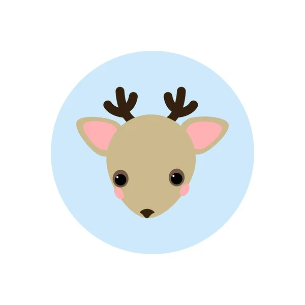 Deer vector illustration — Stock Vector