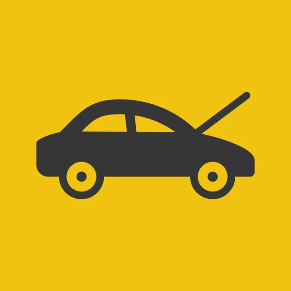 Ilustración de servicio de coche — Vector de stock