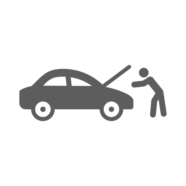 Ilustrasi layanan mobil - Stok Vektor