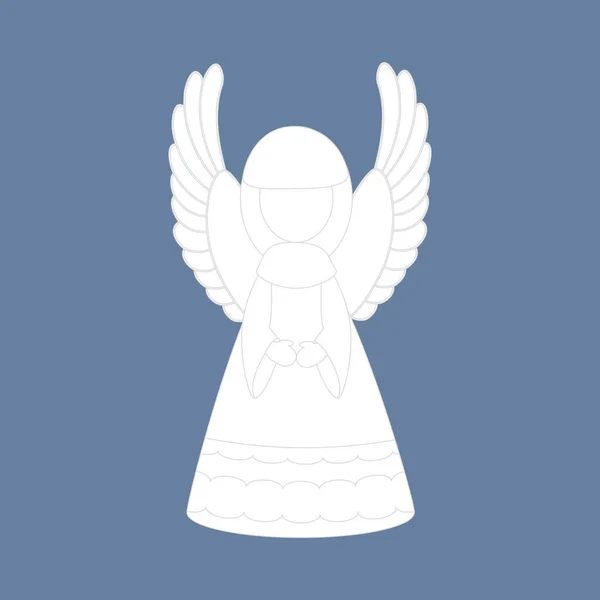 Ilustración ángel de Navidad — Archivo Imágenes Vectoriales