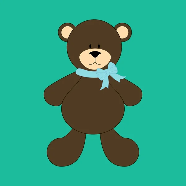 Urso brinquedo ilustração — Vetor de Stock