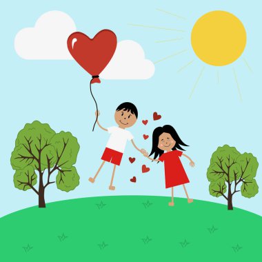 erkek ve kız aşık