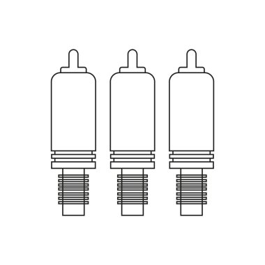 Bileşen kablo illüstrasyon
