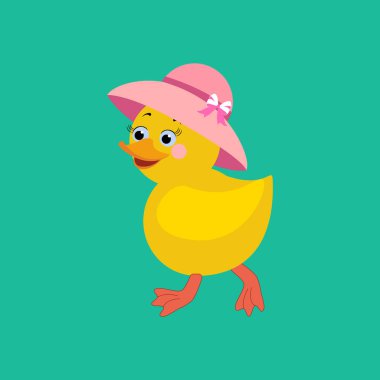 Chicken in hat