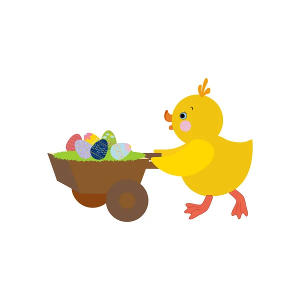 Kip en de eieren — Stockvector