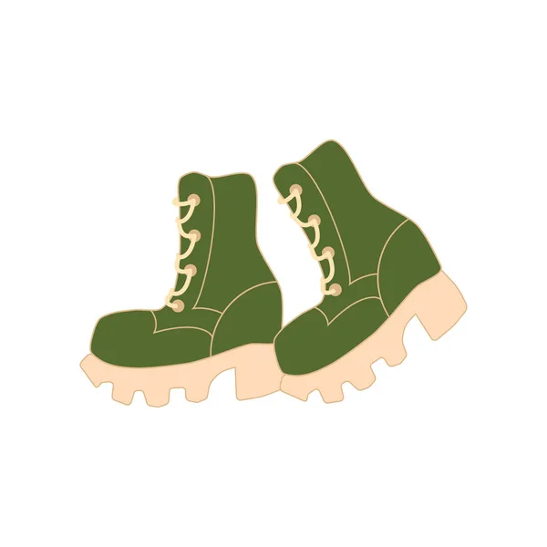 Hiking boots vector — Stock Vector