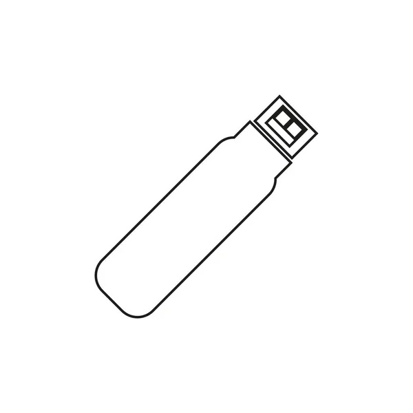 Icono de memoria USB — Vector de stock