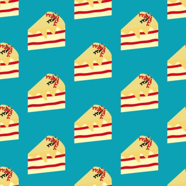 Pasta tatlı seamless modeli