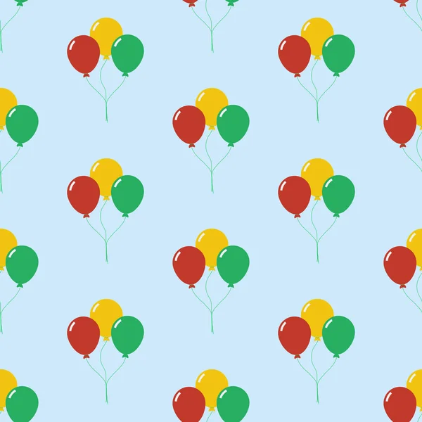 Balloon seamless pattern — Stock Vector