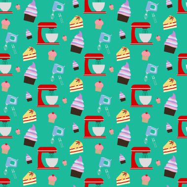 Cupcake ve Mikser Model