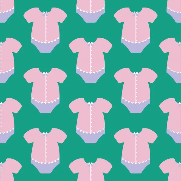 Modèle de mode fille bébé — Image vectorielle
