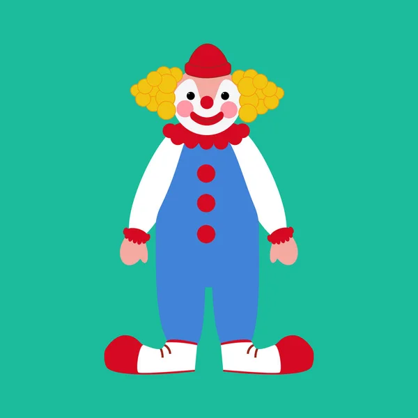 Cirkus clown illustration — Stock vektor