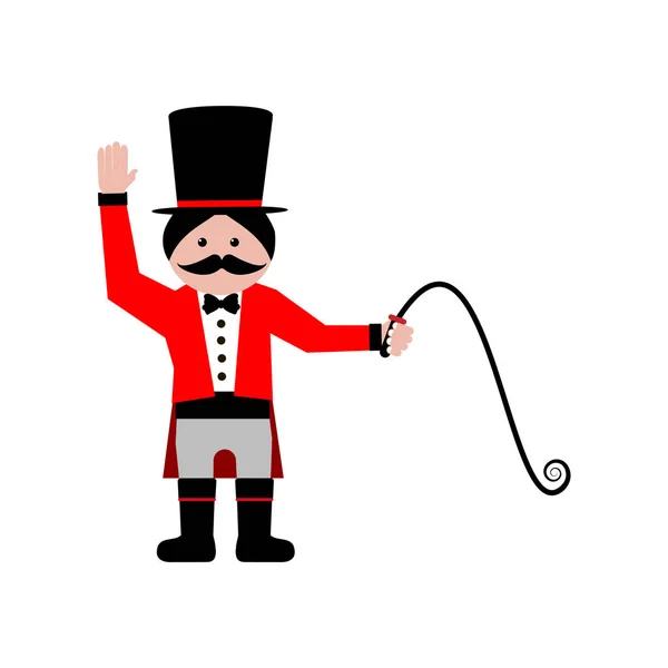 Circus trainer illustrazione — Vettoriale Stock