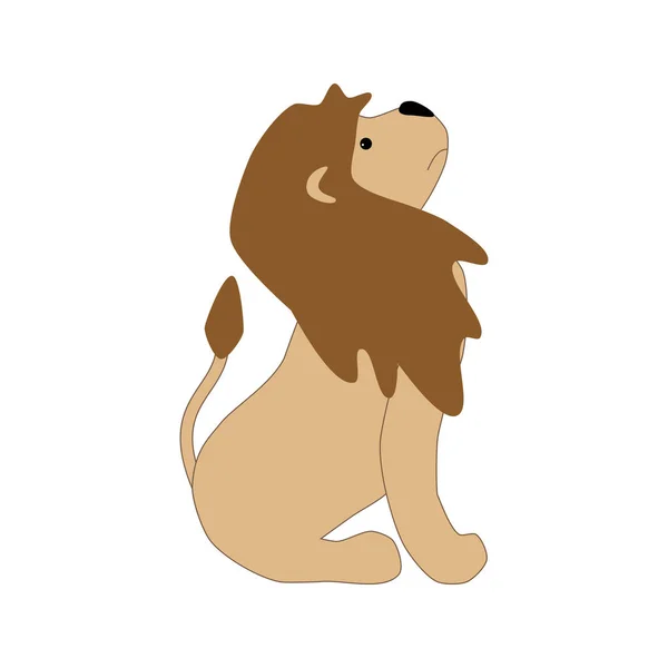 Εικονογράφηση διάνυσμα λιοντάρι — Διανυσματικό Αρχείο