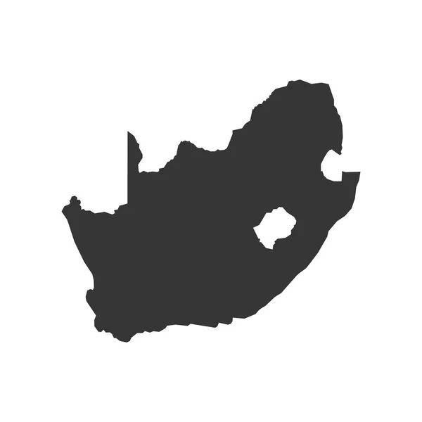 South Africa map outline — Stock Vector