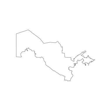 Özbekistan harita anahat