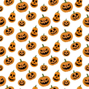 Jack-o-fener kabak Cadılar Bayramı desen