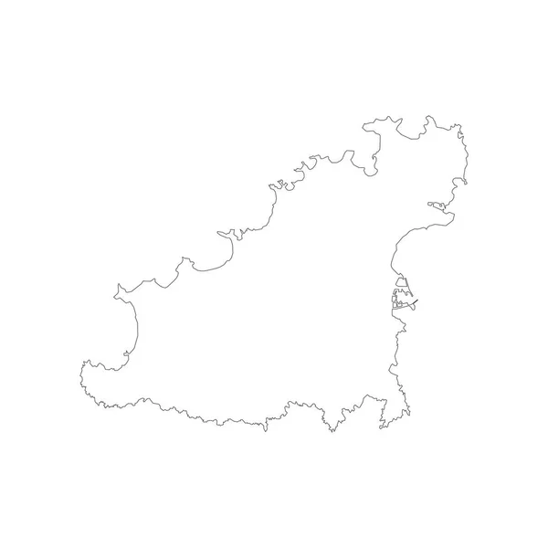 Bailiwick de Guernsey mapa — Archivo Imágenes Vectoriales