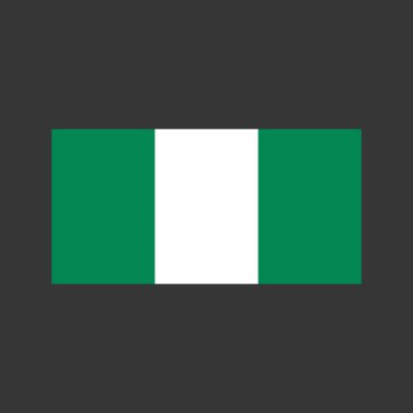 Nijerya bayrak illüstrasyon