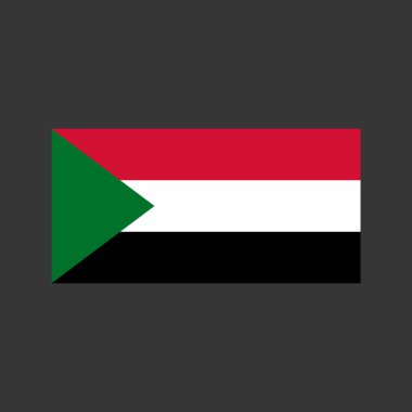 Sudan bayrağı illüstrasyon