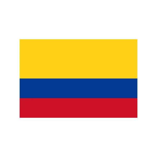 Kolumbia zászló illusztráció — Stock Vector