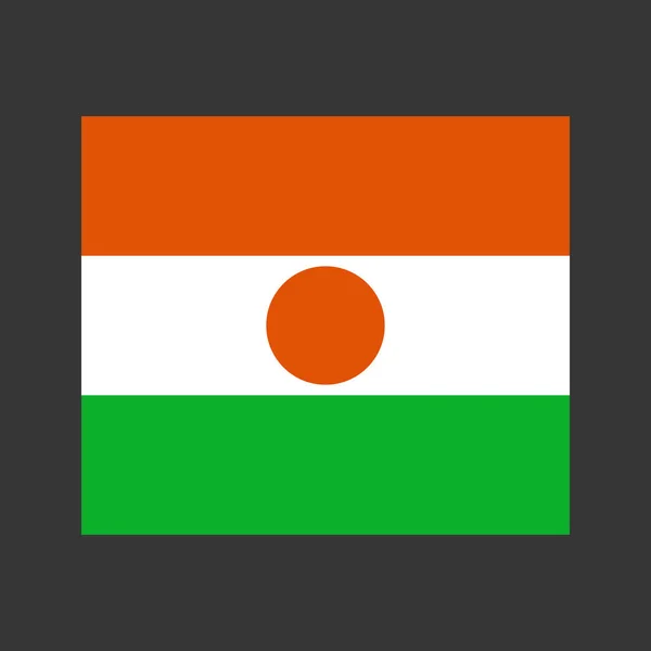 Niger vlag afbeelding — Stockvector