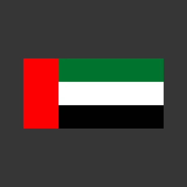 संयुक्त अरब अमिराती ध्वज — स्टॉक व्हेक्टर