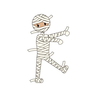 Mumya halloween kılık