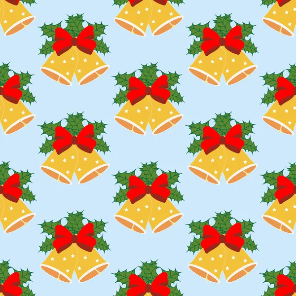 Modèle de cloches de Noël — Image vectorielle