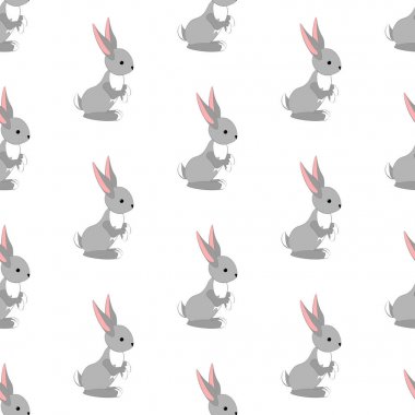 tavşan seamless modeli