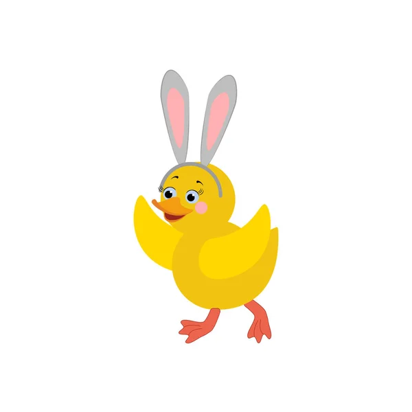 Velikonoční kuře s ušima — Stockový vektor